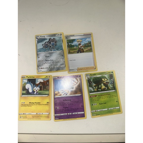 5 Miscut pokemon error cards alignment dots misprint etc pachirisu